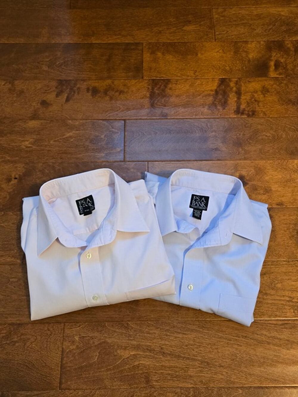 Jos. A. Bank Dress Shirts Bundle 2pc Pink, Lavender Tailored Fit 17-34